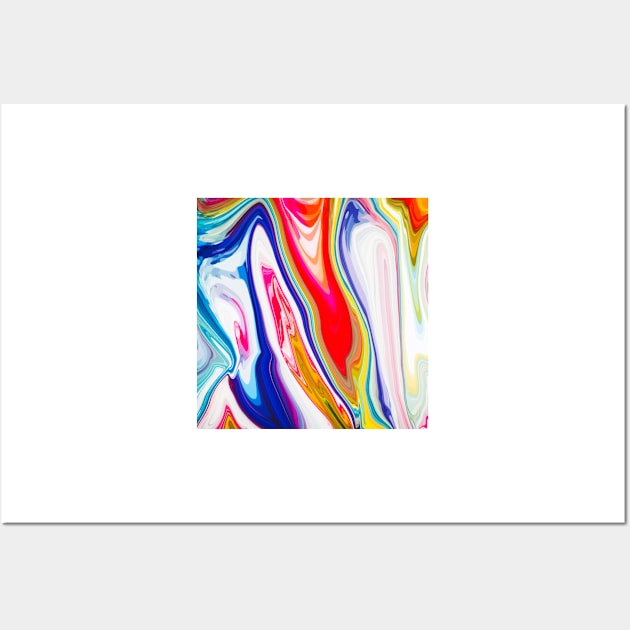 Colorful Marble Inkscape Wall Art by TheSkullArmy